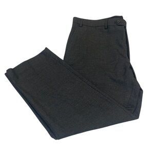 Greg Norman Collection Gray Dress Pants Flat Front